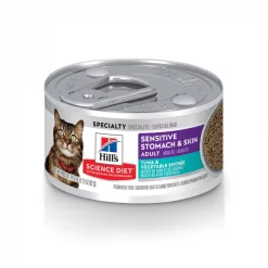 Hill's Science Diet Adult Sensitive Stomach & Skin Tuna & Vegetable Entrée Canned Cat Food