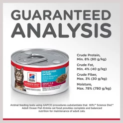 Hill's Science Diet Adult Ocean Fish Entree Canned Cat Food -Science Diet || Exotic Nutrition Sales 110299 PT6. SY630 V1598151673