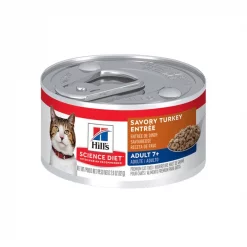 Hill's Science Diet Adult 7+ Savory Turkey Entree Canned Cat Food