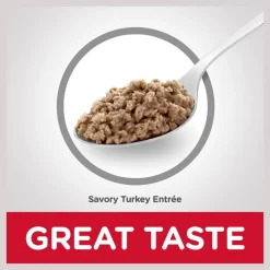 Hill's Science Diet Adult 7+ Savory Turkey Entree Canned Cat Food 14 Hill's Science Diet Adult 7+ Savory Turkey Entree Canned Cat Food -Science Diet || Exotic Nutrition Sales 110301 PT5. SY630 V1598539891