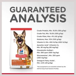 Hill's Science Diet Adult 6+ Large Breed Chicken Meal, Barley & Rice Dry Dog Food 15 Hill's Science Diet Adult 6+ Large Breed Chicken Meal, Barley & Rice Dry Dog Food -Science Diet || Exotic Nutrition Sales 157802 PT6. SY630 V1598142979