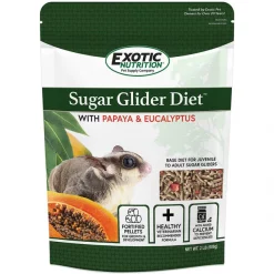Exotic Nutrition Papaya & Eucalyptus Sugar Glider Food, 2-lb bag