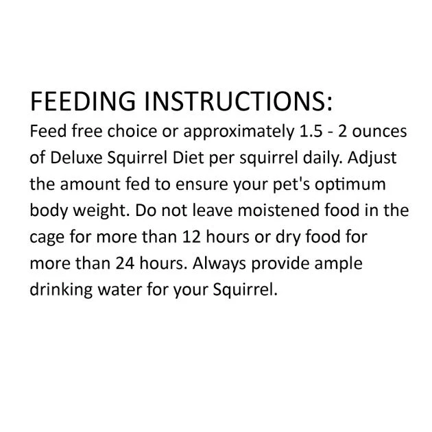 Exotic Nutrition Deluxe Diet Squirrel Food, 2-lb bag 6 Exotic Nutrition Deluxe Diet Squirrel Food, 2-lb bag - Image 6