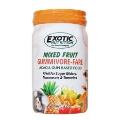 Exotic Nutrition Gummivore-Fare Mixed Fruit Sugar Glider Food, 8-oz jar