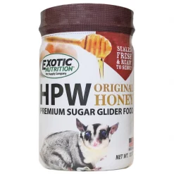 Exotic Nutrition HPW Original Honey Sugar Glider Food, 12-oz jar