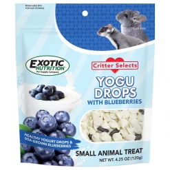 Exotic Nutrition Critter Selects Yogu Drops with Blueberries Small Animal Treats, 4.25-oz bag