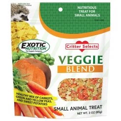 Exotic Nutrition Critter Selects Veggie Blend Small Animal Treats, 3-oz bag