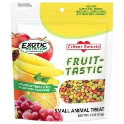 Exotic Nutrition Critter Selects Fruit-Tastic Small Animal Treats, 2-oz bag