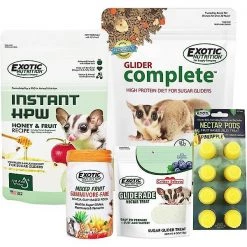 Exotic Nutrition Sugar Glider Food Starter Kit