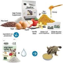 Exotic Nutrition Sugar Glider Food Starter Kit -Science Diet || Exotic Nutrition Sales 247983 PT2. SY630 V1648601826