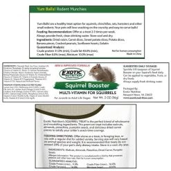 Exotic Nutrition Squirrel Food Starter Kit -Science Diet || Exotic Nutrition Sales 247987 PT4. SY630 V1657656388