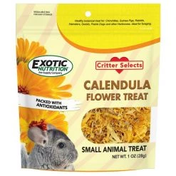 Exotic Nutrition Marigold Calendula Officinalis Flower Small Pet Treats, 1-oz bag
