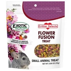 Exotic Nutrition Flower Fusion Small Pet Treats, 0.88-oz bag
