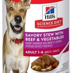 Hill's Science Diet Adult Large Breed Dry Food + Savory Stew with Beef & Vegetables Canned Dog Food -Science Diet || Exotic Nutrition Sales 293170 PT4. SY630 V1619992338