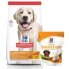 Hill's Science Diet||Hill's Hill's Science Diet Adult Large Breed Light With Chicken Meal & Barley Dry Food + Hill's Natural Baked Light Biscuits with Real Chicken Dog Treats, Medium