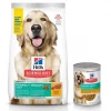Hill's Science Diet Adult Perfect Weight Chicken Recipe Dry Food, 15-lb bag + Hearty Vegetable & Chicken Stew Canned Dog Food