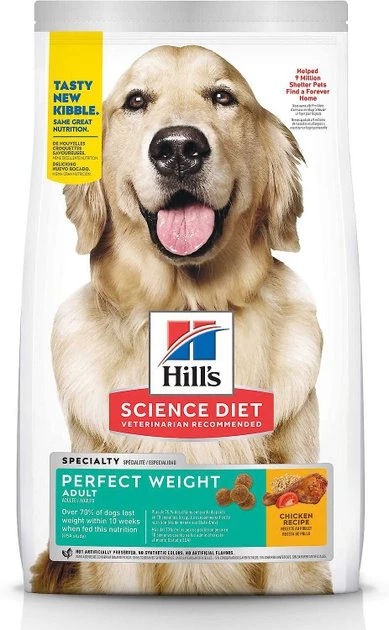 Hill's Science Diet Adult Perfect Weight Chicken Recipe Dry Food, 28.5 lb bag + Hearty Vegetable & Chicken Stew Canned Dog Food 2 Hill's Science Diet Adult Perfect Weight Chicken Recipe Dry Food, 28.5 lb bag + Hearty Vegetable & Chicken Stew Canned Dog Food - Image 2