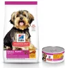 Hill's Science Diet Adult Small Paws Chicken Meal & Rice Recipe Dry Food + Chicken & Barley Entree Canned Dog Food