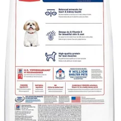 Hill's Science Diet Adult 7+ Small Bites Chicken Meal, Barley & Rice Recipe Dry Dog Food, 5-lb bag + Hill's Science Diet Adult 7+ Chicken & Barley Entree Canned Dog Food, 13-oz, case of 12 -Science Diet || Exotic Nutrition Sales 298084 PT2. SY630 V1621299746