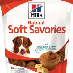Hill's Science Diet||Hill's Hill's Science Diet Adult Small Paws Chicken & Vegetables & Beef & Vegetables Variety Pack Wet Dog Food Trays, 3.5 oz, case of 12 + Hill's Natural Soft Savories with Peanut Butter & Banana Dog Treats, 8-oz bag -Science Diet || Exotic Nutrition Sales 298094 PT4. SY630 V1621269452