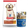 Hill's Science Diet||N-Bone Hill's Science Diet Puppy Large Breed Chicken Meal & Oat Recipe Dry Dog Food, 15.5-lb bag + N-Bone Puppy Teething Ring Chicken Flavor Dog Treats, 6 count