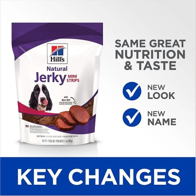 Hill's Natural Jerky Mini-Strips with Real Beef Dog Treats 2 Hill's Natural Jerky Mini-Strips with Real Beef Dog Treats - Image 2