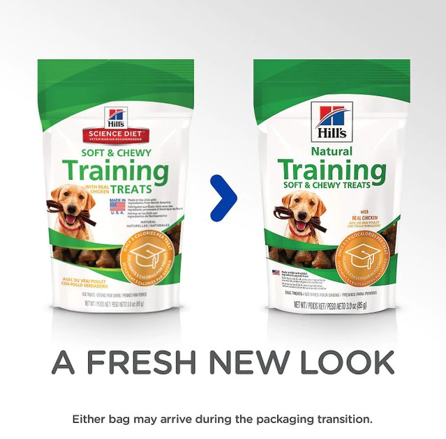 Hill's Natural with Real Chicken Soft & Chewy Training Dog Treats 2 Hill's Natural with Real Chicken Soft & Chewy Training Dog Treats - Image 2