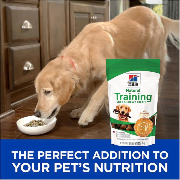 Hill's Natural with Real Chicken Soft & Chewy Training Dog Treats 8 Hill's Natural with Real Chicken Soft & Chewy Training Dog Treats - Image 8