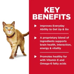 Hill's Science Diet 7+ Senior Vitality Chicken Recipe + Chicken Recipe Dry Cat Food -Science Diet || Exotic Nutrition Sales 338681 PT4. SY630 V1635892455