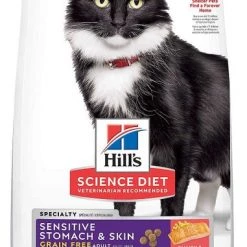 Hill's Science Diet 7+ Senior Vitality Chicken Recipe + Sensitive Stomach & Skin Salmon & Yellow Pea Recipe Dry Cat Food -Science Diet || Exotic Nutrition Sales 338689 PT5. SY630 V1635912953