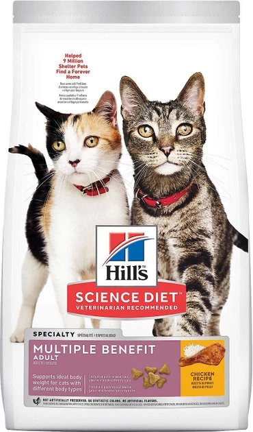 Hill's Science Diet 7+ Senior Vitality Chicken Recipe + Multiple Benefit Chicken Recipe Dry Cat Food 6 Hill's Science Diet 7+ Senior Vitality Chicken Recipe + Multiple Benefit Chicken Recipe Dry Cat Food - Image 6