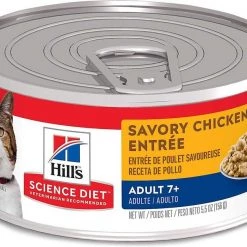 Hill's Science Diet Adult Sensitive Stomach & Skin Chicken & Rice Recipe Dry Food + Adult 7+ Savory Chicken Entree Canned Cat Food -Science Diet || Exotic Nutrition Sales 353414 PT5. SY630 V1639523488
