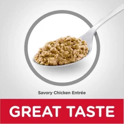 Hill's Science Diet Adult Perfect Weight Chicken Recipe Dry Cat Food, 15-lb bag + Hill's Science Diet Adult 7+ Savory Chicken Entree Canned Cat Food, 5.5-oz, case of 26 -Science Diet || Exotic Nutrition Sales 353417 PT7. SY630 V1639538511