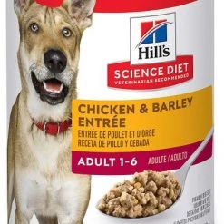 Hill's Science Diet Adult Beef & Barley Entrée + Chicken & Barley Entrée Canned Dog Food -Science Diet || Exotic Nutrition Sales 356840 PT5. SY630 V1640893912