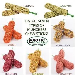 Exotic Nutrition Munchers Sticks w/ Carrot Small Pet Treats, 2 count -Science Diet || Exotic Nutrition Sales 368964 PT4. SY630 V1645118794