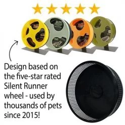 Exotic Nutrition Silent Runner Pro Wheel w/ Cage Attachment Small Pet Accesory -Science Diet || Exotic Nutrition Sales 371179 PT7. SY630 V1658189699