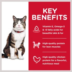 Hill's Science Diet Adult Hairball Control Chicken Recipe Dry Cat Food -Science Diet || Exotic Nutrition Sales 48857 PT3. SY630 V1598150156