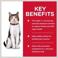 Hill's Science Diet Adult 7+ Savory Beef Entree Canned Cat Food 12 Hill's Science Diet Adult 7+ Savory Beef Entree Canned Cat Food -Science Diet || Exotic Nutrition Sales 48928 PT3. SY630 V1598142360