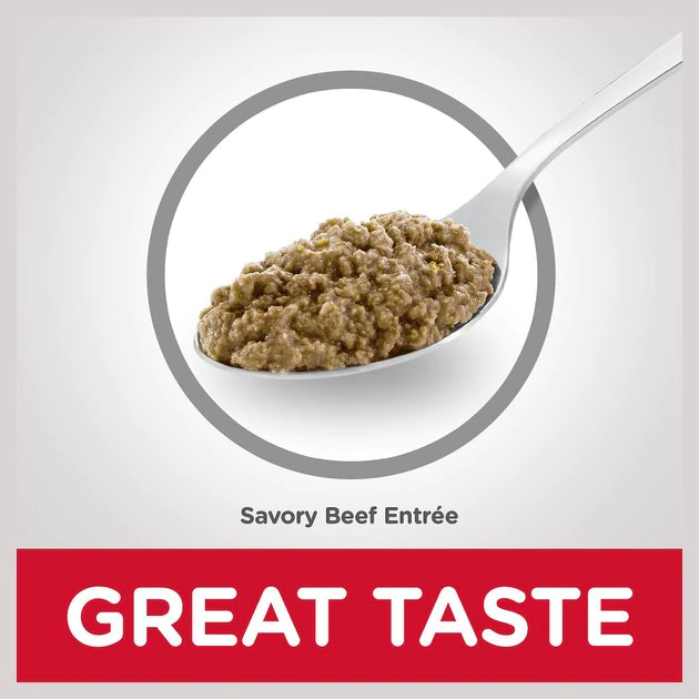 Hill's Science Diet Adult 7+ Savory Beef Entree Canned Cat Food 6 Hill's Science Diet Adult 7+ Savory Beef Entree Canned Cat Food - Image 6