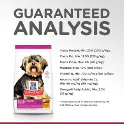 Hill's Science Diet Adult Small Paws Chicken Meal & Rice Recipe Dry Dog Food -Science Diet || Exotic Nutrition Sales 48940 PT7. SY630 V1595643059