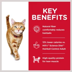 Hill's Science Diet Adult Hairball Control Light Dry Cat Food 12 Hill's Science Diet Adult Hairball Control Light Dry Cat Food -Science Diet || Exotic Nutrition Sales 48949 PT3. SY630 V1598152277