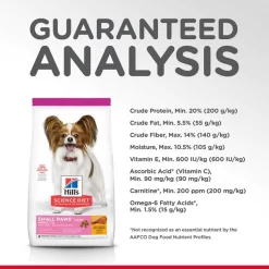 Hill's Science Diet Adult Small Paws Light Dry Dog Food -Science Diet || Exotic Nutrition Sales 48957 PT7. SY630 V1595644256