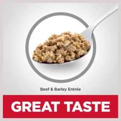 Hill's Science Diet Adult 7+ Beef & Barley Entree Canned Dog Food -Science Diet || Exotic Nutrition Sales 48971 PT5. SY630 V1598152869