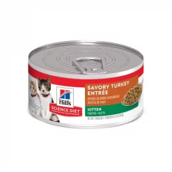 Hill's Science Diet Kitten Savory Turkey Entree Canned Cat Food
