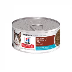 Hill's Science Diet Adult Hairball Control Ocean Fish Entree Canned Cat Food