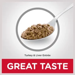 Hill's Science Diet Adult Turkey & Liver Entree Canned Cat Food 12 Hill's Science Diet Adult Turkey & Liver Entree Canned Cat Food -Science Diet || Exotic Nutrition Sales 49004 PT5. SY630 V1598147778