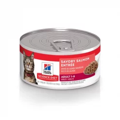 Science Diet || Exotic Nutrition Sales 17 Hill's Science Diet Adult Savory Salmon Entree Canned Cat Food