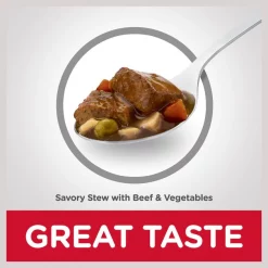 Hill's Science Diet Adult Savory Stew with Beef & Vegetables Canned Dog Food -Science Diet || Exotic Nutrition Sales 52789 PT5. SY630 V1598152553
