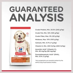 Hill's Science Diet Puppy Large Breed Lamb Meal & Rice Recipe Dry Dog Food -Science Diet || Exotic Nutrition Sales 53695 PT6. SY630 V1605843408