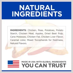 Hill's Grain-Free Crunchy Naturals with Chicken & Apples Dog Treats -Science Diet || Exotic Nutrition Sales 74208 PT5. SY630 V1609456344